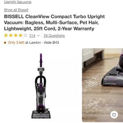 Upright Vacuum Cleaner 