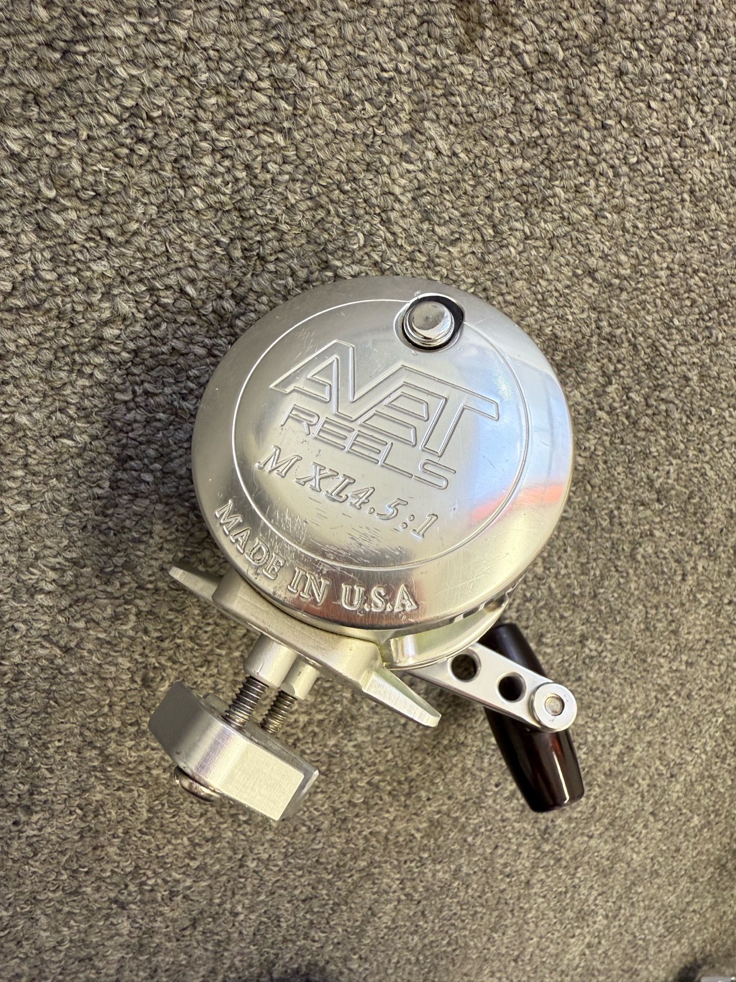 13 fishing ice reel grind Fishing: Reels Size:123mm and polished stainless pink logo Rush Creek Creations Truck