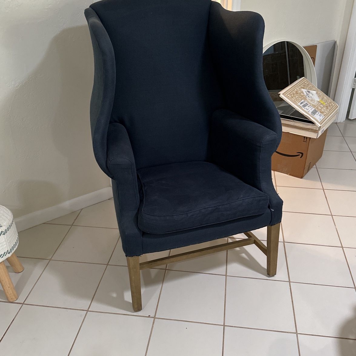 Restoration Hardware Georgian Wingback Chair