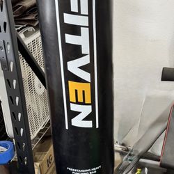 Fitven Freestanding Punching Bag With Boxing Gloves