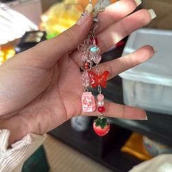 Keychain + added on phone charm :) 