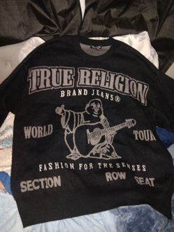 True religion sweater Black