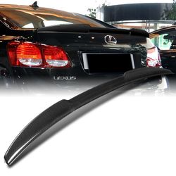 For 2006-2011 Lexus GS-Series V-Style Carbon Fiber Duckbill Trunk Spoiler Wing -(2-SPC-6640-CF