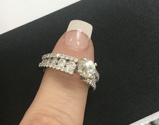 2.31ct white gold engagement ring wedding ring