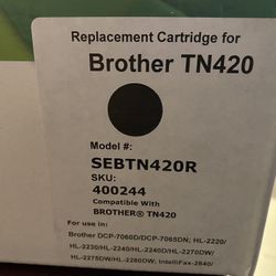 Black Toner Cartridge Brother TN420
