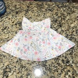 Tommy Bahama Pink Floral Dress 3 Months