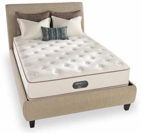 TWIN SIMMONS BEAUTYREST WYNDHAM TREVOR RECHARGE MATTRESS SET