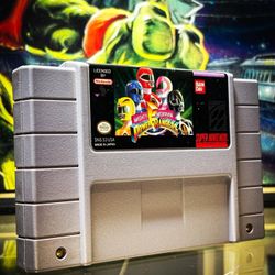 Mighty Morphin Power Rangers (Super Nintendo SNES, 1994) 