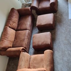 Brown Couch In Great Condition Send Offer  