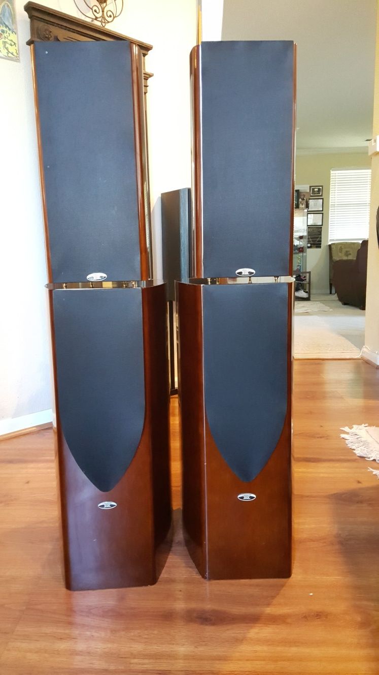 Monster cable THX SL200- MTR & SL200-PSM TOWER BASS MODULE.