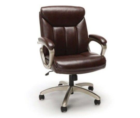 OFM Essentials Collection Executive Office Chair, in Brown/Champagne (ESS-6020-BRN)


