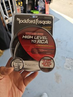 Rockford Fosgate Highblevel To RcA