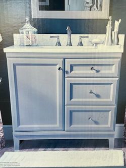 Bathroom Vanity And Vanity Marble Top SET