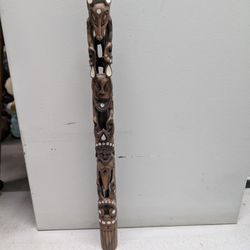 Vintage African Hand Carved Totem
