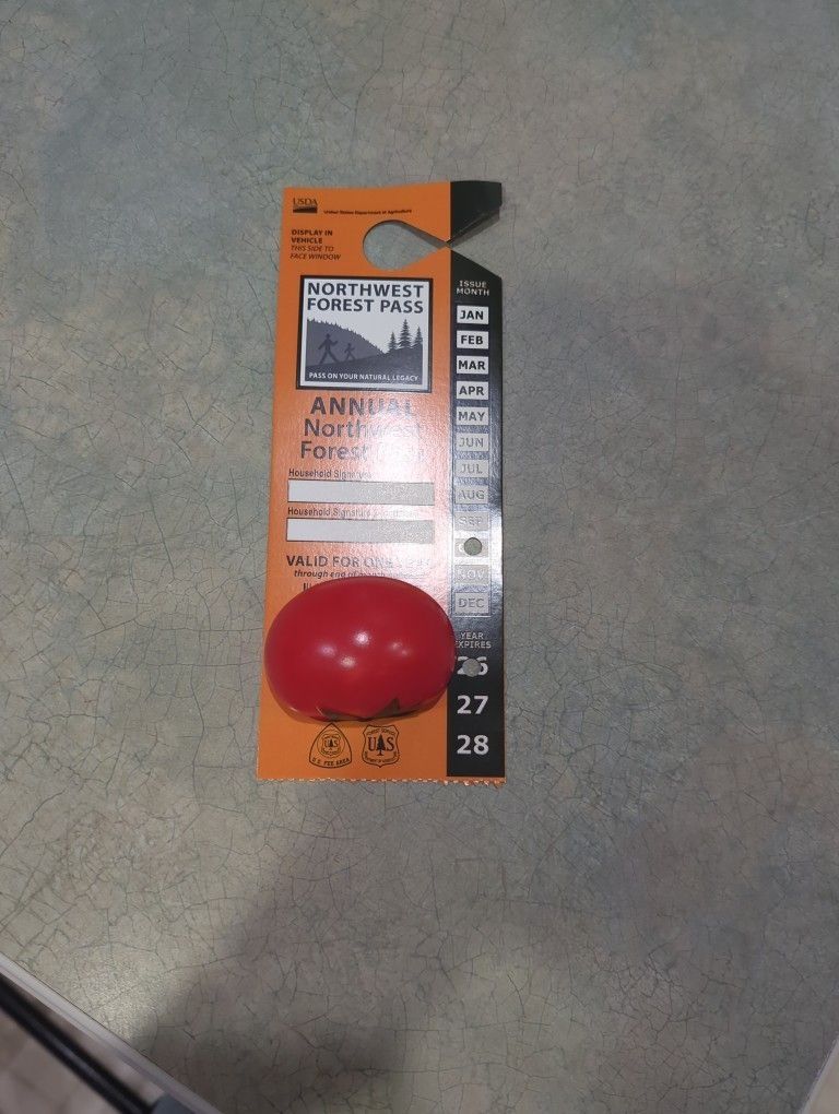 Annual Northwest Forest Pass Good Until Oct 2026