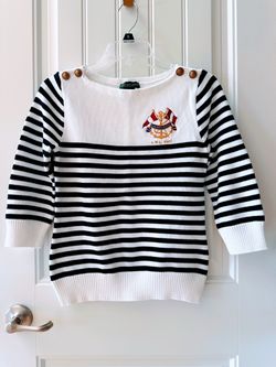 ralph lauren dark navy blue/white small worn once