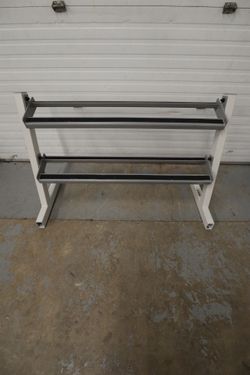 Used Hoist Dumbbell Rack 2 Tier 99HF-02781 Freeweights & Accessories