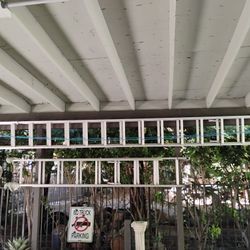 Werner Ladder 32 Ft  Extends 31ft  Plus  A Second Ladder 