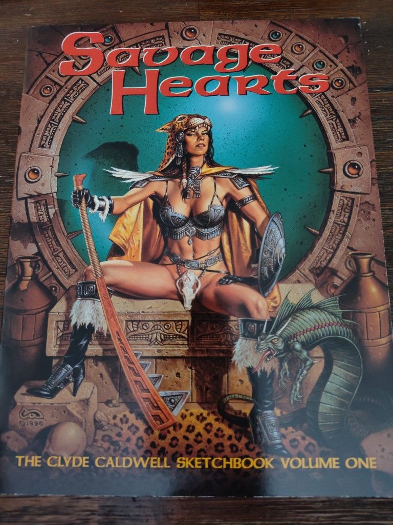 1990s Savage Hearts Sketch Book Rare And Great Condition