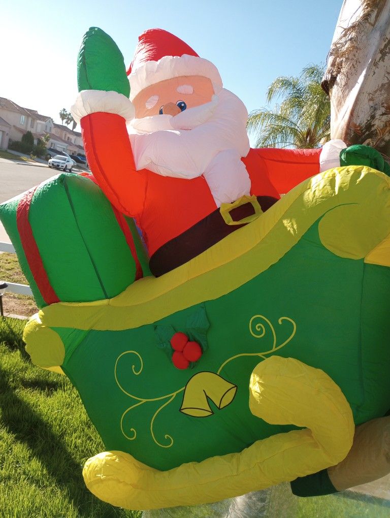 Adornos De Navidad Inflable En Buenas Condiciones Está Nuevo