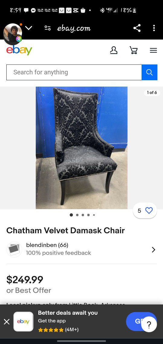 Chatham Demask Chair