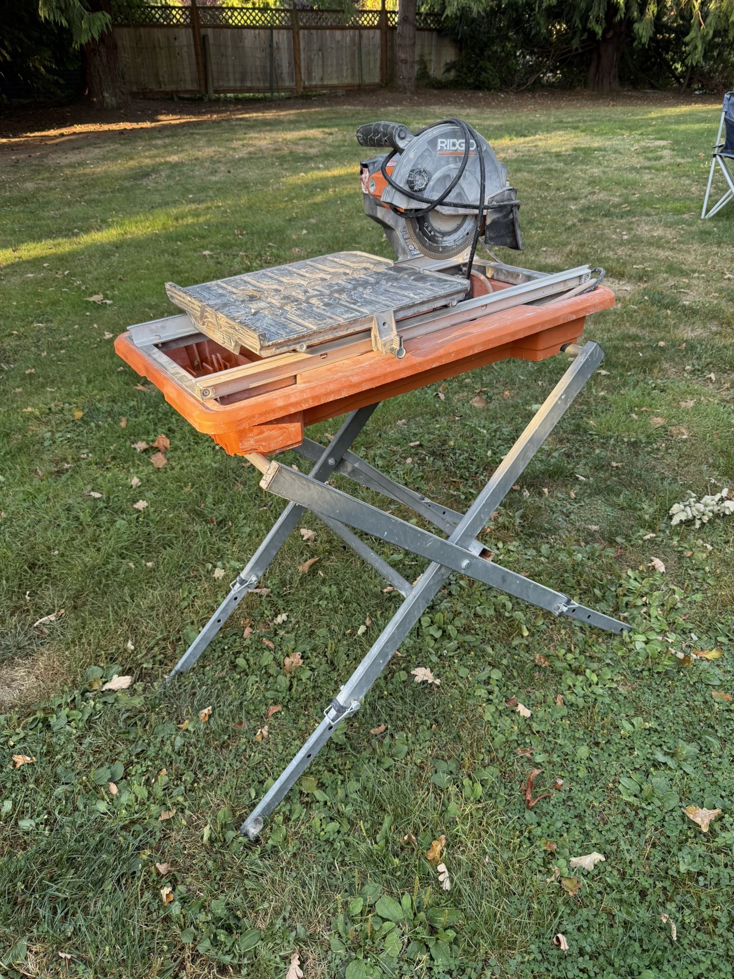 Rigid Tile Wet Saw 