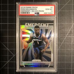 2019 Prizm Silver #7 Zion Williamson PSA 10