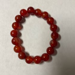 chinese red agate bracelet for good health and serculation 