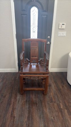 Antique Chinese hardwood chairs