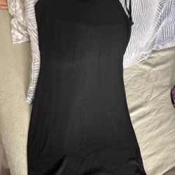 Black Summer Dress And Muscle Shirts 