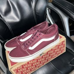 Maroon Vans