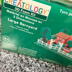 Creatology 3-D Foam Kit - Large Barnyard