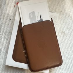 Genuine apple, wallet and charger adapter