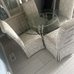 Table And 4 Chairs