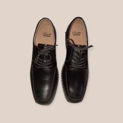 New Cark's Collection Men's Dress Shoes Sz 10.5 Black "Daxan Walk" Waterproof 