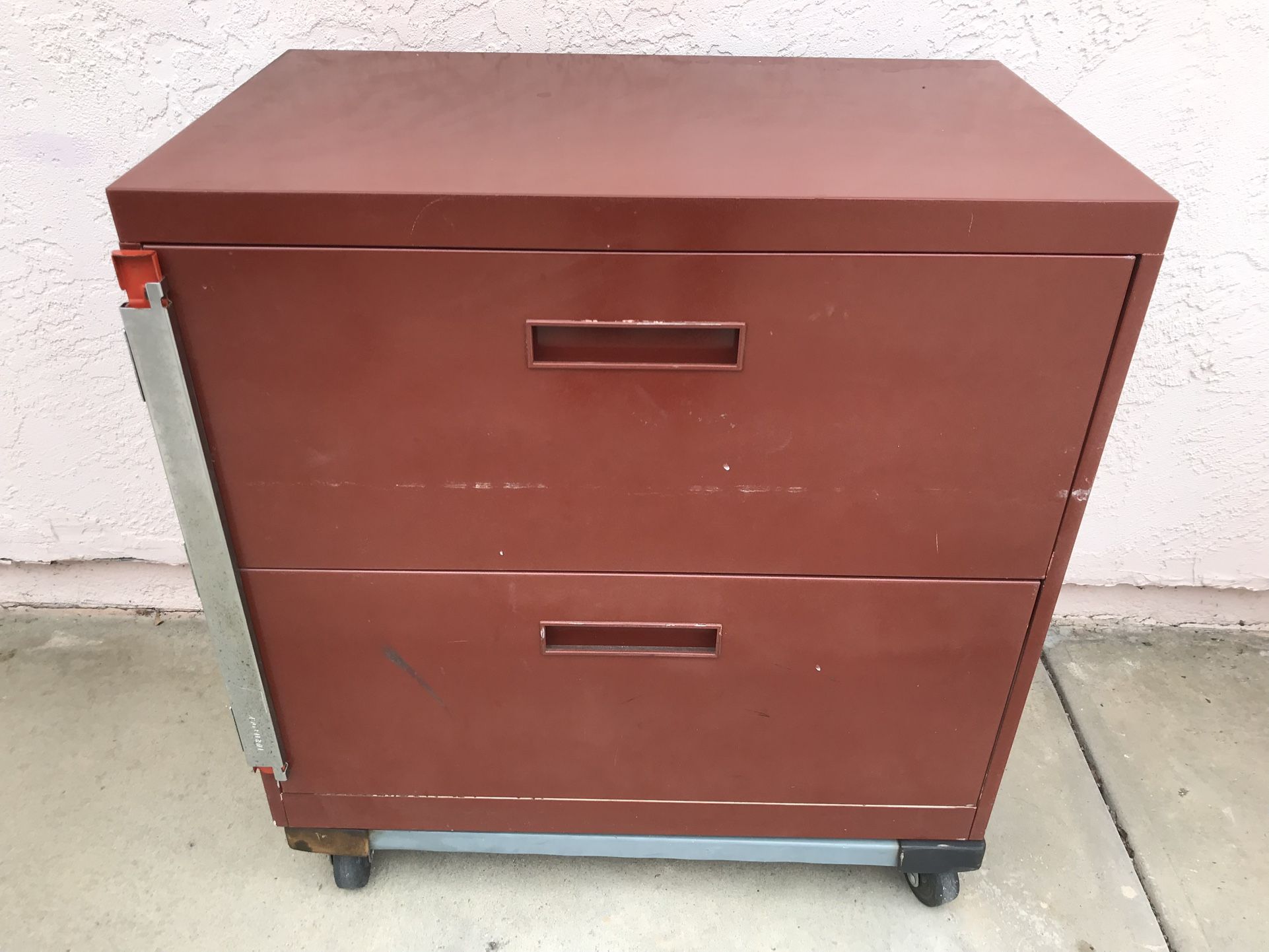 Two Drawer Metal File Cabinet