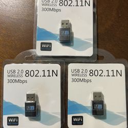 USB 2.0 Wireless 802.11N WiFi adapter (NEW)
