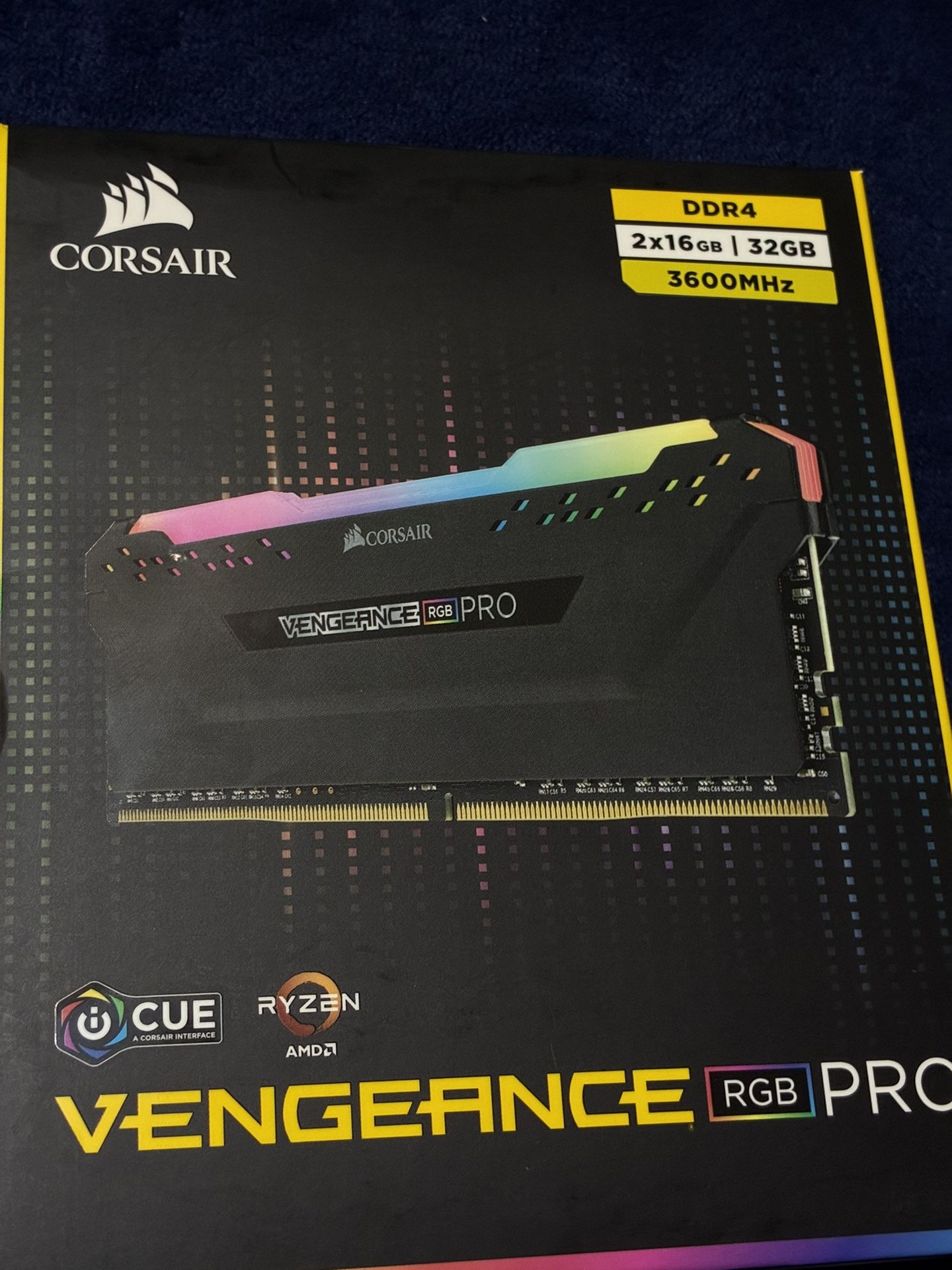 CORSAIR - VENGEANCE RGB PRO 32GB (2x16GB)