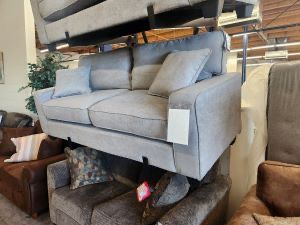 Modern small grey sofa