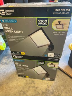 LED outdoor wall light - commercial electric