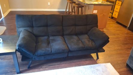 Black futon