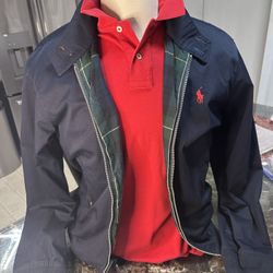 Polo Ralph Lauren Bedford Twill Jacket Navy Size Medium 