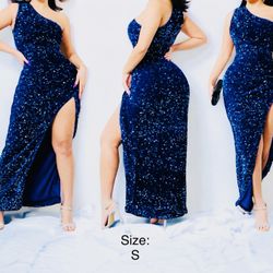 SEQUIN BLUE DRESS