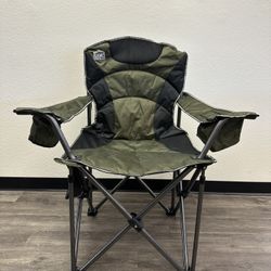 Heavy Duty Camping Chair with Cooler Bag