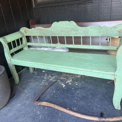 Beautiful Antique 1800s Bench