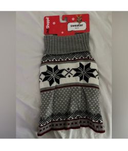 Xs/s Dog Holiday Sweater