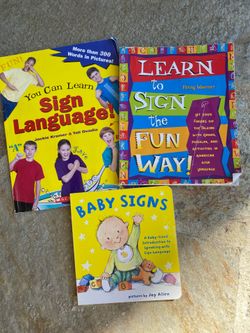 Sign Language and Baby Sign Language Books
