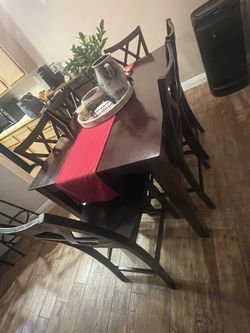 Bar High Dinning Table For 6