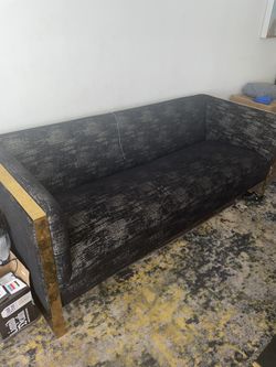 black and gold couch