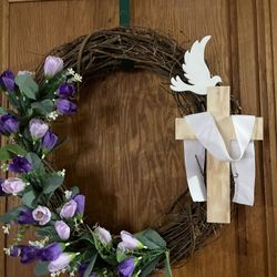 Spring/easter grapevine Wreath